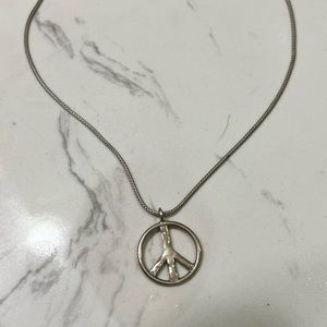 Peace Sign Necklace